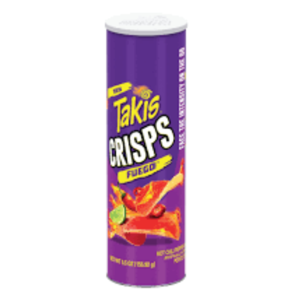 Takis Crisps Fuego Hot Chili Pepper & Lime, 155.92g