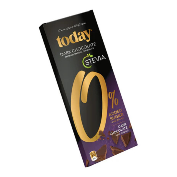Today Dark Chocolate Classic Stevia 0% Added Sugar, 60g