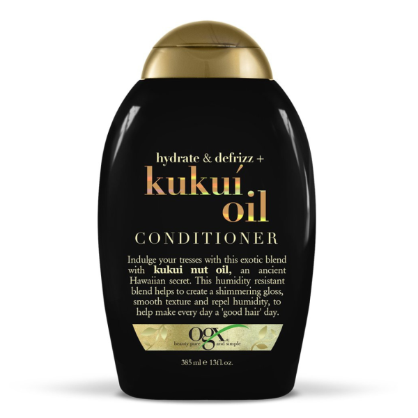 OGX Hydrate & Defrizz Kukui Oil Conditioner, 385ml