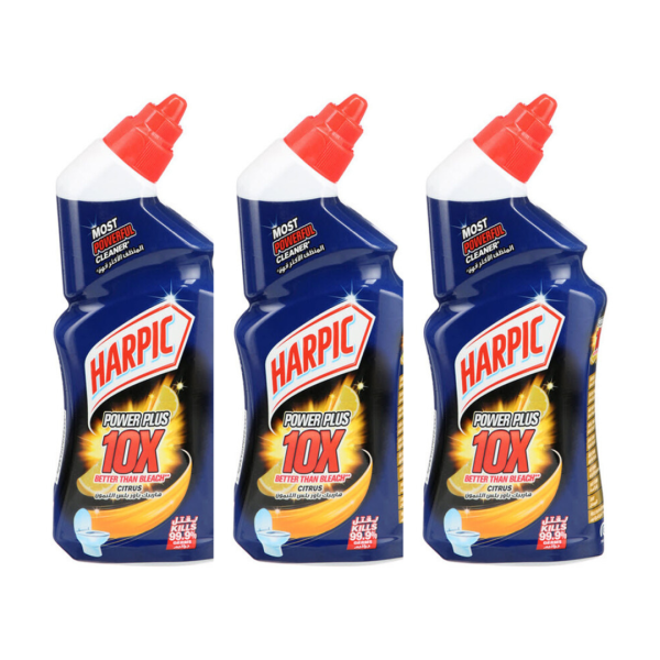 Harpic Power Plus 10x Citrus, 3x500ml