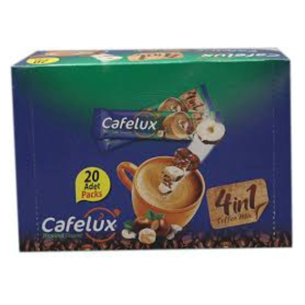 Cafelux 4 in 1 Hazelnut Flavored Coffee Mix, 360g
