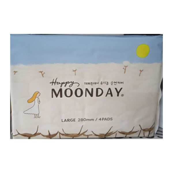Happy Moonday Large, 4 Pads