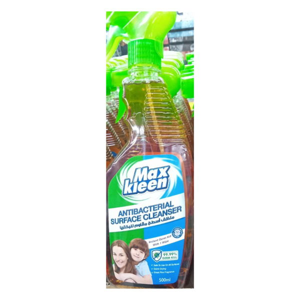 Max Kleen Antibacterial Surface Cleanser, 500ml
