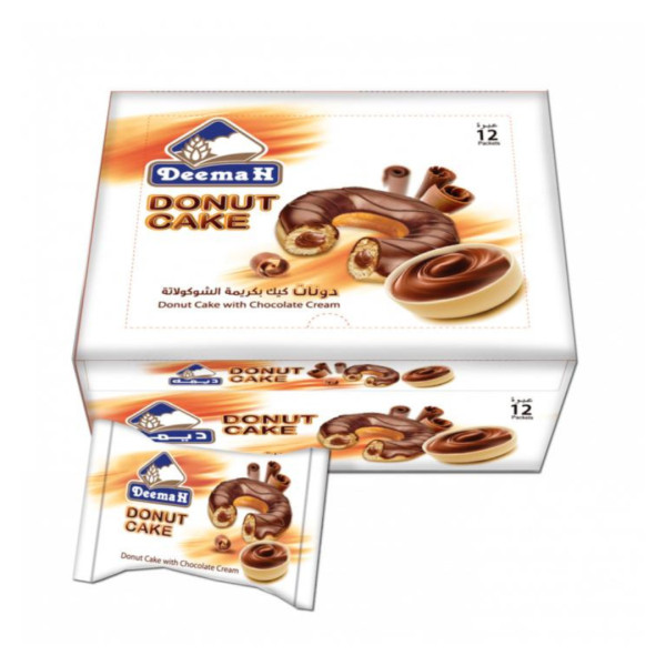 Deemah Donut Cake with Chocolate Cream, 480g