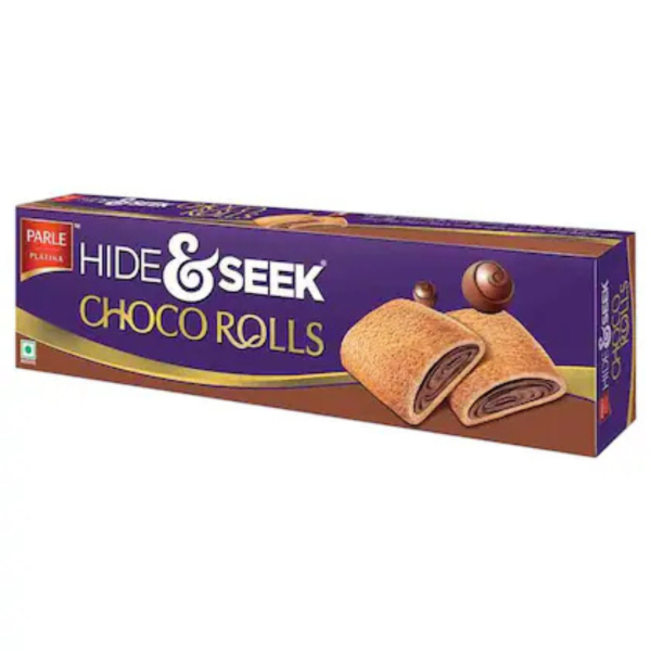 Parle Platina Hide & Seek Choco Rolls Cookies, 125g