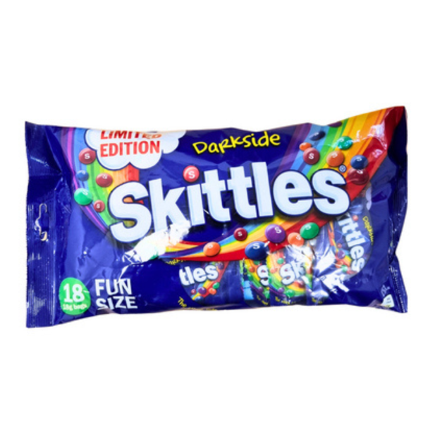 Skittles Darkside Fun Size, 18x18g