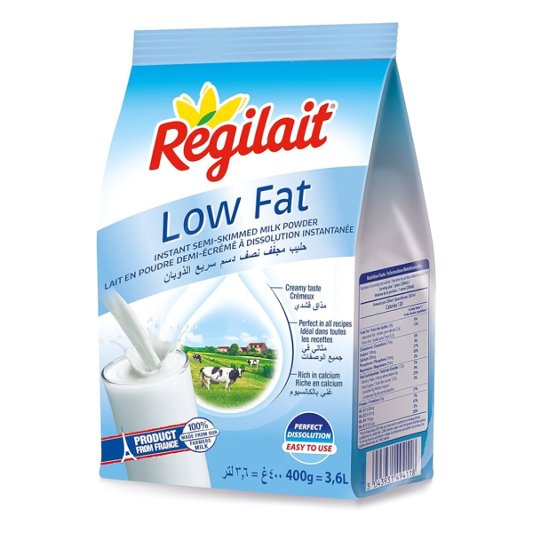 Regilait Low Fat Instant Semi-Skimmed Milk Powder, 800g
