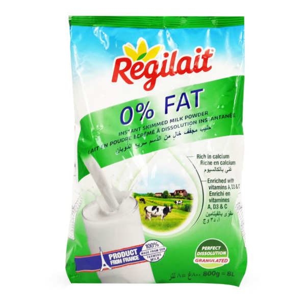 Regilait 0% Fat Instant Skimmed Milk Powder, 800g