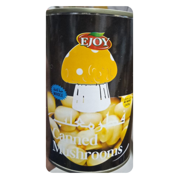 Ejoy Whole Canned Mushrooms, 425g