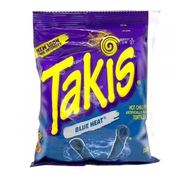 Takis Blue Heat Hot Chili Pepper Tortilla Chips, 310g