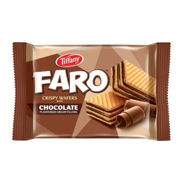 Tiffany Faro Crispy Wafers with Chocolate Filling, 40g