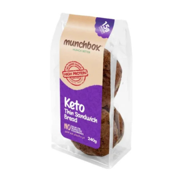 Munchbox Keto Thin Sandwich Bread, 240g