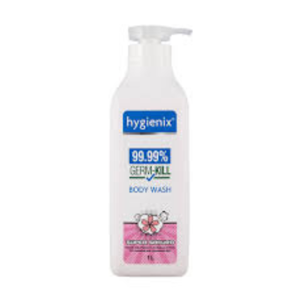 Hygienix Anti-Bacterial Germ-Kill Body Wash Super Sakura, 1L