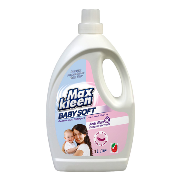 Max Kleen Baby Soft Gentle Liquid Detergent, 1L