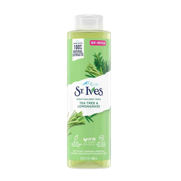 St. Ives Tea Tree & Lemongrass Purifying Body Wash, 650ml