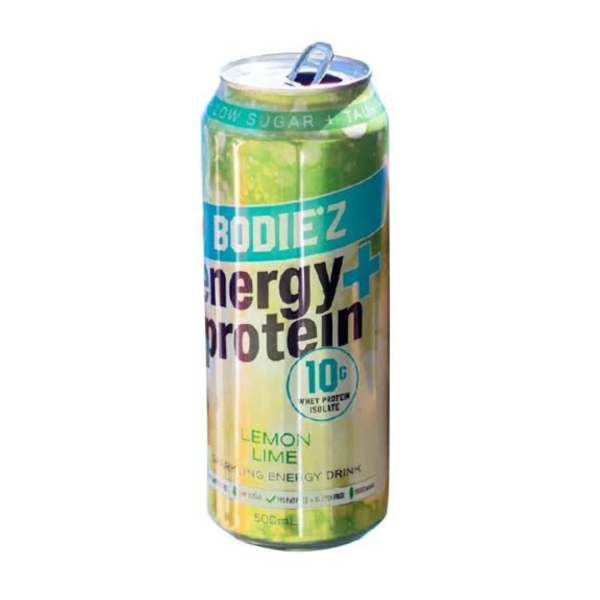 Bodie'z Energy Protein Lemon Lime Sparkling Energy Drink, 500ml