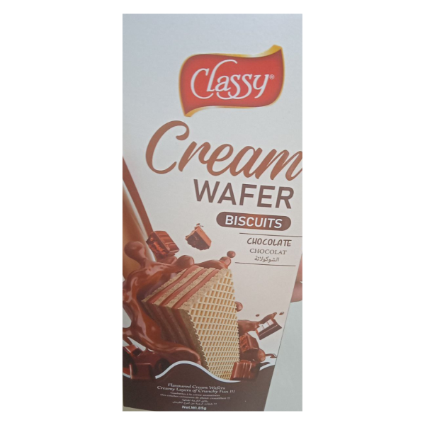 Classy Cream Wafer Biscuits Chocolate, 85g