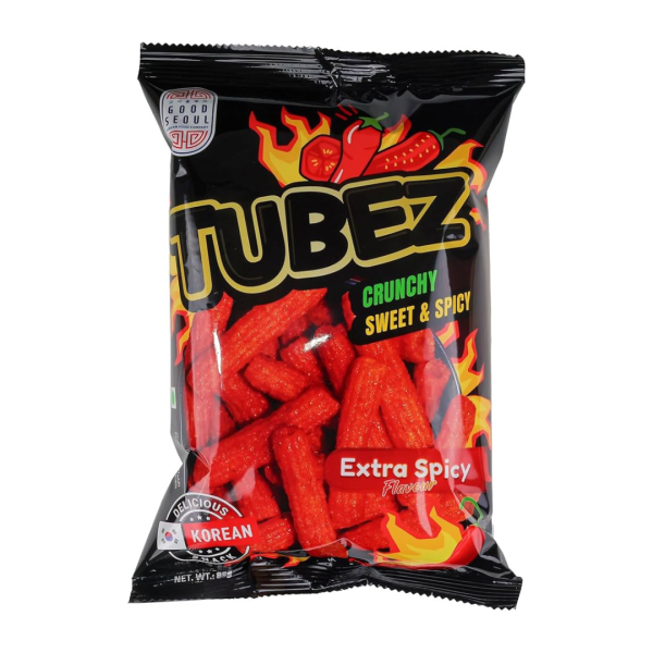 Good Seoul Tubez Crunchy Sweet & Spicy Extra Spicy Flavour, 85g