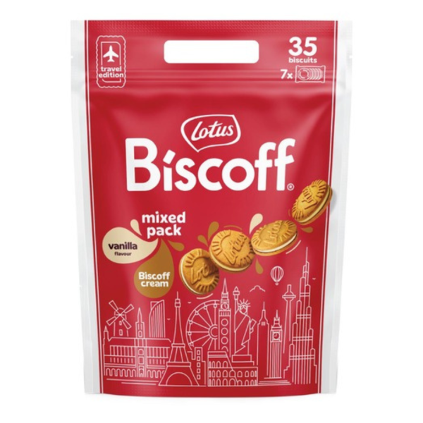 Lotus Biscoff Mixed Pack Sandwich Cookies, 7x50g