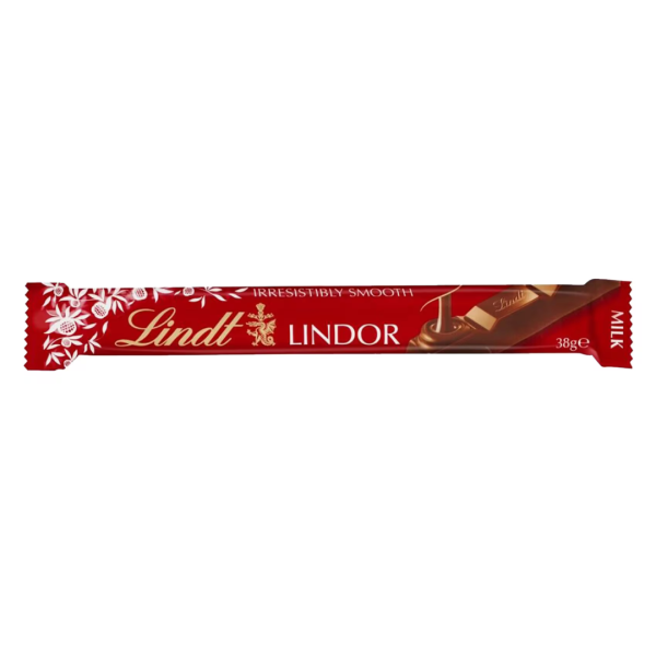 Lindt Lindor Milk Chocolate Bar, 38g