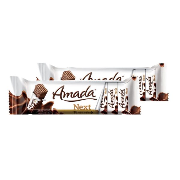 Solen Amada Next Chocolate Wafer Value Pack, 2x117g