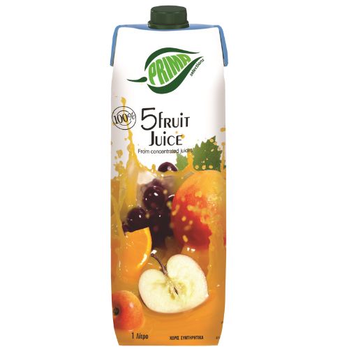 Prima 5 Fruit Mixed Juice 100%,1L