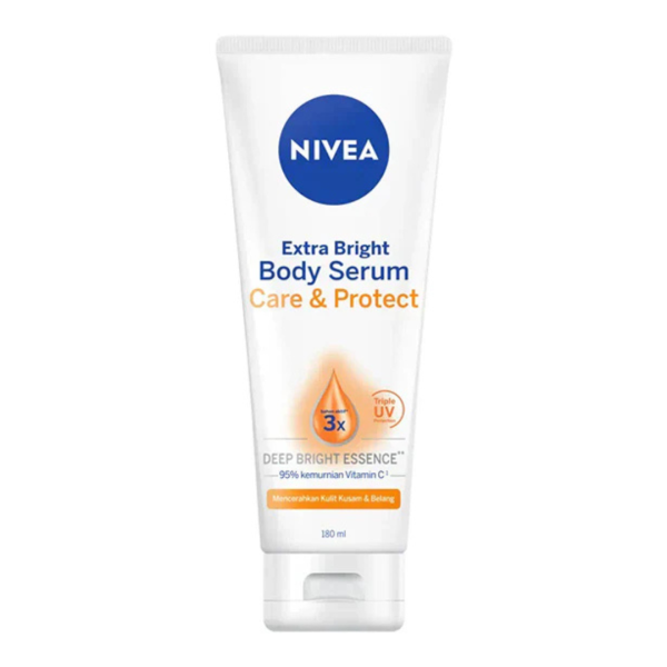 Nivea Extra White Body Serum Care & Protect Deep White Essence, 180ml