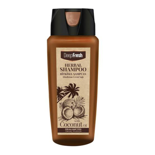 Deep Fresh Herbal Shampoo with Coconut Oil, 500ml