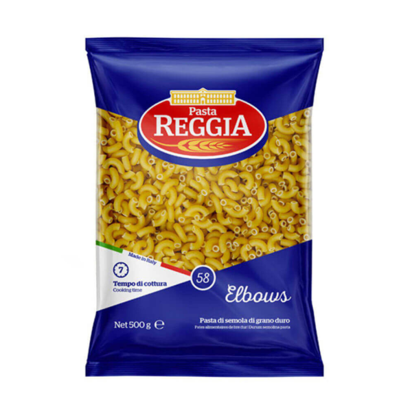 Pasta Reggia 58 Elbows, 500g