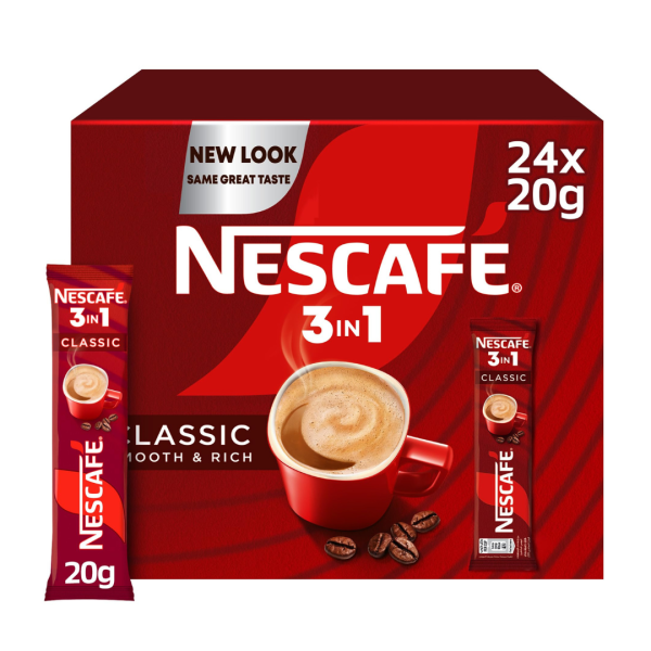 Nescafe 3 in 1 Classic Coffee, 24x20g