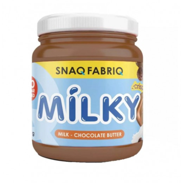 Snaqfabriq Milk & Chocolate Butter Milky No Sugar Added, 250g
