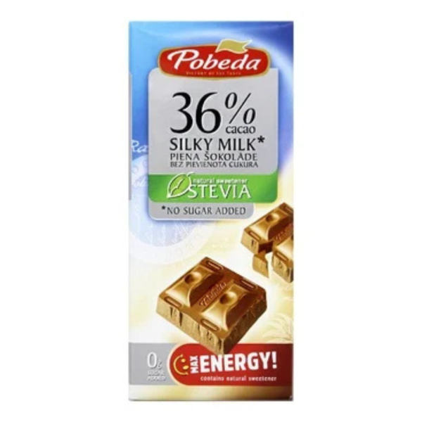 Pobeda 36% Cocoa Silky Milk Chocolate, 50g