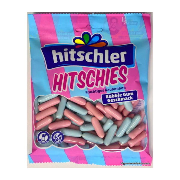 Hitschies Chewy Candy Bubble Gum Flavour, 140g