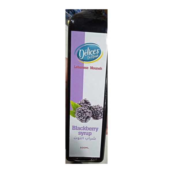 Delices Du Monde Blackberry Syrup, 500ml