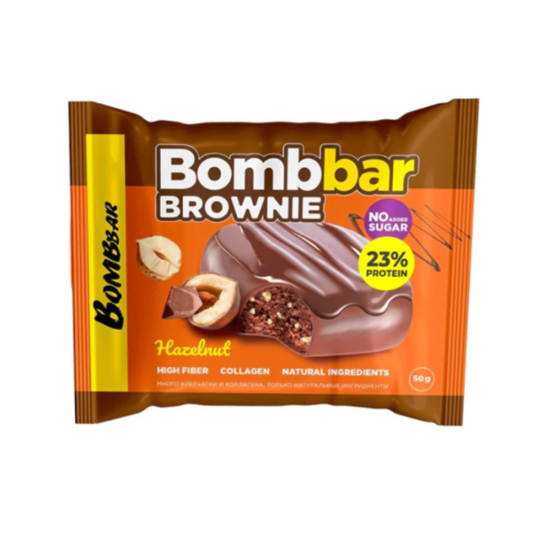 Bombbar Brownie Hazelnut, 50g