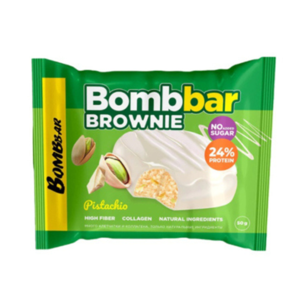 Bombbar Brownie Pistachio, 50g
