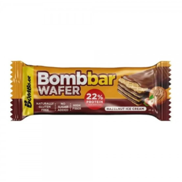 Bombbar Wafer Hazelnut Ice Cream, 45g