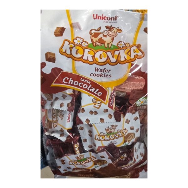 Uniconf Korovka Wafer Cookies Chocolate, 250g