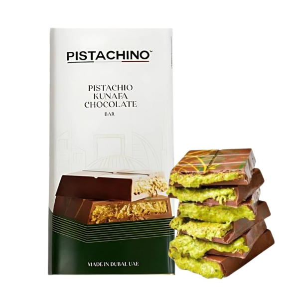 Pistachino Pistachio Kunafa Chocolate Bar, 195g