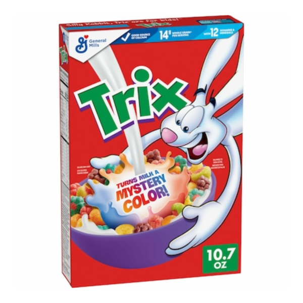 Trix Fruit Flavored Sweetened Corn Puffs, 303g
