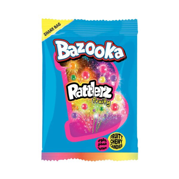 Bazooka Rattlerz Fruity, 40g