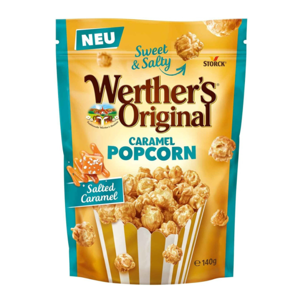 Werther's Original Caramel Popcorn Salted Caramel, 140g