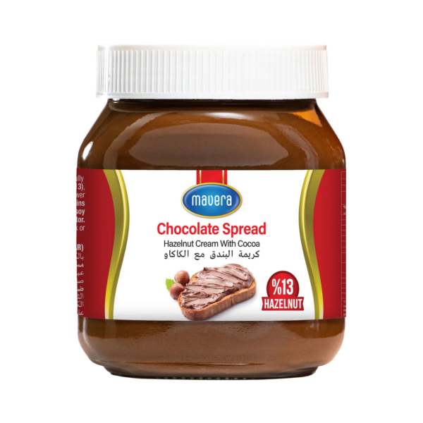 Mavera Chocolate Spread Hazelnut Cream with Cocoa, 350g
