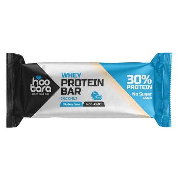 Hoobara Whey Protein Bar Coconut, 50g