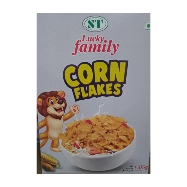 ST Lucky Family Corn Flakes, 375g
