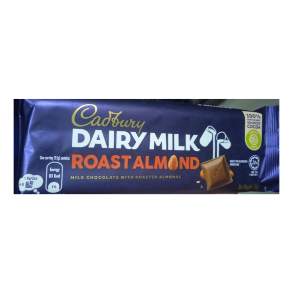 Cadbury Dairy Milk Roast Almond, 100g