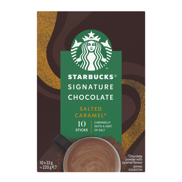 Starbucks Signature Chocolate Salted Caramel, 10x22g