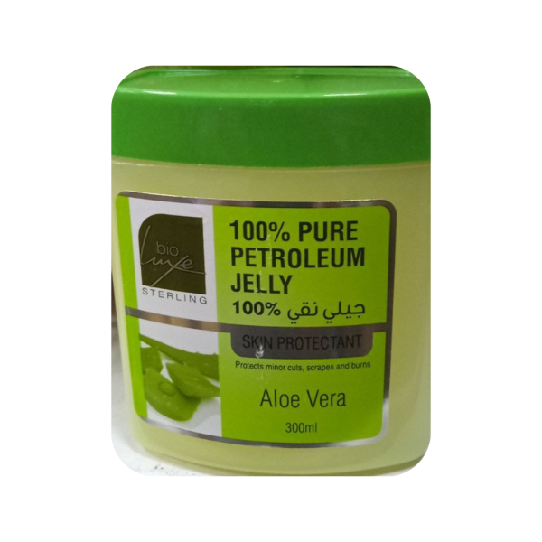Bio Luxe 100% Pure Petroleum Jelly Aloe Vera, 300ml