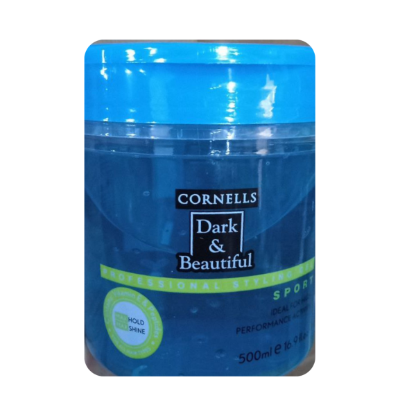Cornells Dark & Beautiful Professional Styling Gel Sport, 500ml