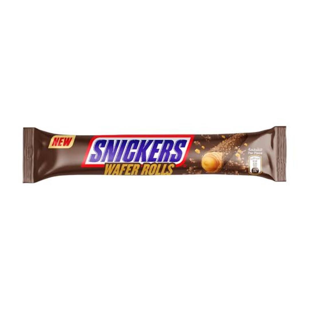 250g - 2025-07-09T210107.338 Snickers Wafer Rolls, 24g - Image 1